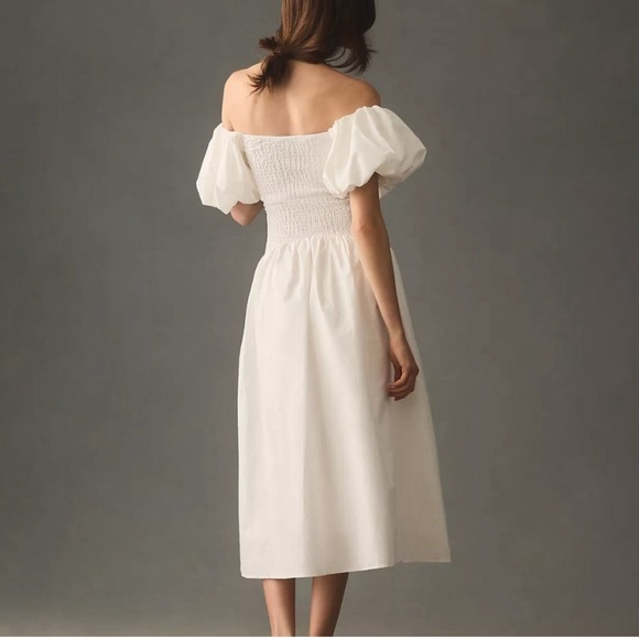 Anthropologie Moon River off-the-shoulder cutout dress sz M, NWOT - Picture 2 of 7